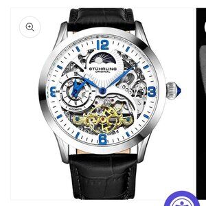 BRAND NEW NEVER OUT OF BOX MENS STUHRLING SPECIAL RESERVE 3921 AUTOMATIC 44mm SK